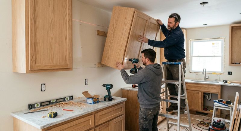 Vanity Cabinet Installation in Bloomington, IN